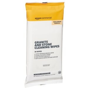 4-Pack AmazonCommercial Granite and Stone Cleaning Wipes – Prime Exclusive – Price Drop – $3.55 (was $9.17)