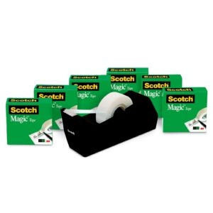 6-Pack Scotch Magic Tape With Dispenser – $10.01 – Clip Coupon – (was $12.98)