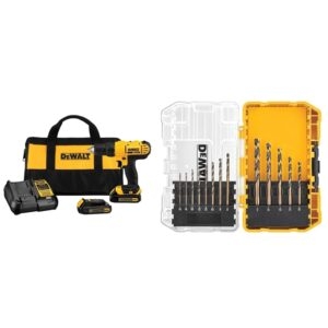 DEWALT 20V MAX Cordless Drill/Driver Kit and Drill Bit Set – Price Drop – $85.46 (was $114.99)