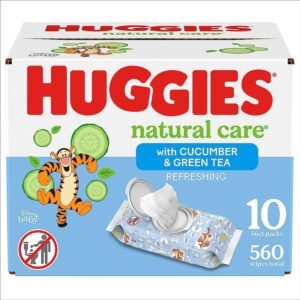 Huggies Natural Care Refreshing Baby Wipes – Price Drop + Clip Coupon – $13.29 (was $17.13)