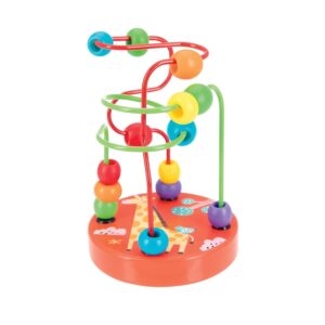 Nuby Coloful Mini Wooden Bead Maze Roller Coaster – Price Drop – $5.97 (was $9.15)