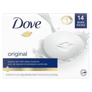 14 Bars Dove Moisturizong Skin Cleanser – $11.36 – Clip Coupon – (was $15.73)