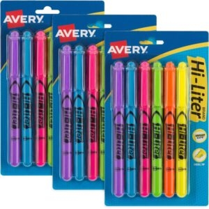 18-Count Avery Hi-Liter Pen-Style Highlighters – Price Drop – $4.54 (was $9.86)