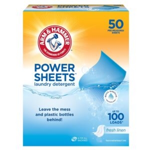 Arm and Hammer Power Sheets Laundry Detergent – Price Drop – $9.99 (was $14.99)