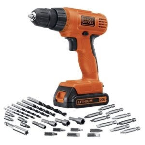 BLACK+DECKER 20V MAX POWERECONNECT Cordless Drill/Driver + 30 pc. Kit – Price Drop – $39 (was $59.99)