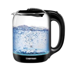 Chefman 1.7 Liter Electric Glass Tea Kettle – Price Drop – $13.99 (was $17.99)