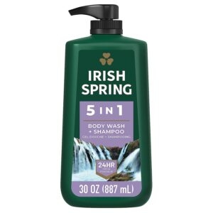 Irish Spring 5-in-1 Men’s Body Wash – $4.94 – Clip Coupon – (was $6.94)