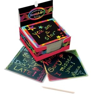 Melissa and Doug Scratch Art Rainbow Mini Notes – Lightning Deal – $5.49 (was $12.99)
