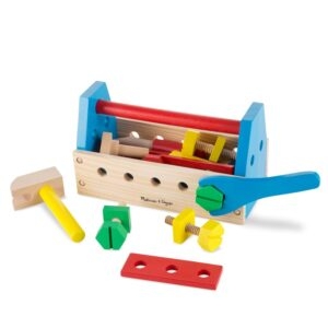 Melissa and Doug Take-Along Tool Kit Wooden Construction Toy – Price Drop – $8.39 (was $12.99)