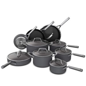 Ninja C39900 Foodi NeverStick Premium 16-Piece Cookware Set – Price Drop – $299.99 (was $529.99)