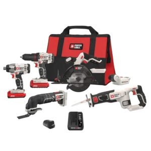 PORTER-CABLE 20V MAX 6-Tool Cordless Drill Combo Kit – Price Drop – $199 (was $249)