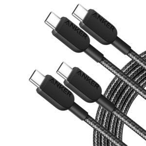 2-Pack Anker 310 USB C to USB C Cable (6ft) – Price Drop – $7.99 (was $9.99)