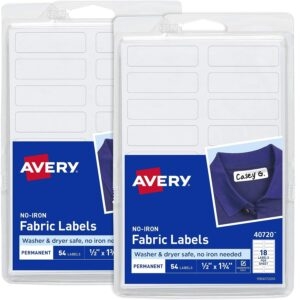 2-Pack Avery No Iron Fabric Labels – Price Drop – $9.79 (was $15.61)