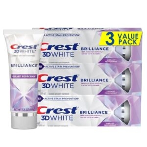 3-Pack Crest 3D White Brilliance Teeth Whitening Toothpaste – $9.97 – Clip Coupon – (was $14.97)