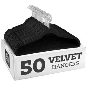 50-Pack Zober Heavy Duty Velvet Hangers – Price Drop – $18.56 (was $30.24)