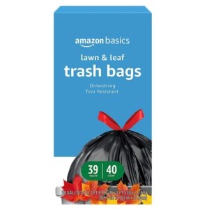 Amazon Basics Lawn and Leaf Drawstring Trash Bags – Price Drop – $11.92 (was $14.87)