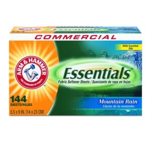 Arm and Hammer Essentials Dryer Sheets – Price Drop – $11.68 (was $23.49)