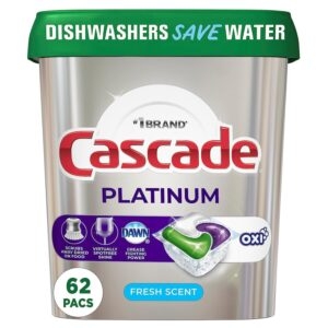 Cascade Platinum Dishwasher Soap Pods – Price Drop – $13.96 (was $19.94)