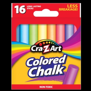 Cra-Z-Art Colored Chalk, 16 Count – Price Drop – $0.45 (was $1.07)