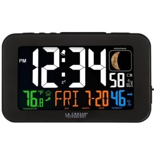 La Crosse Technology Atomic Color Alarm Clock ww/ USB Charging Port – Price Drop – $28.99 (was $44.79)