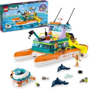 LEGO Friends Sea Rescue Boat Building Toy Set – $38.39 – Clip Coupon – (was $63.99)