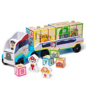 Melissa and Doug PAW Patrol Wooden ABC Block Truck – Lightning Deal – $12.49 (was $18.49)