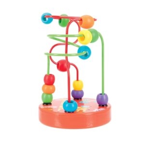 Nuby Coloful Mini Wooden Bead Maze Roller Coaster – Price Drop – $3.97 (was $9.99)