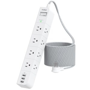 One Beat 10 ft Extension Cord Power Strip Surge Protector – Price Drop + Coupon Code ZDEG93TM – $13.84 (was $23.99)