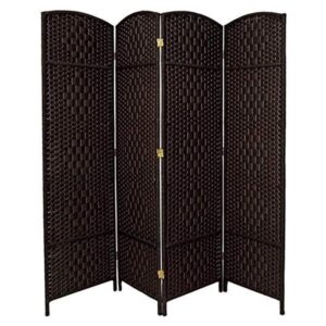 Oriental Furniture 6 ft. Tall Diamond Weave Fiber Room Divider – Price Drop – $67 (was $116)