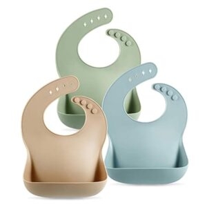 PandaEar Set of 3 Cute Silicone Bibs for Babies and Toddlers – Price Drop – $8.45 (was $11.65)
