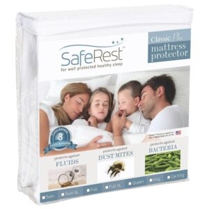 SafeRest Classic Plus Waterproof Mattress Protector – Lightning Deal + Clip Coupon – $7.59 (was $21.99)