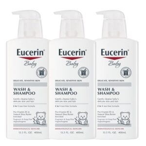 3-Pack Eucerin Baby Wash and Shampoo – Price Drop + Clip Coupon – $17.97 (was $29.37)