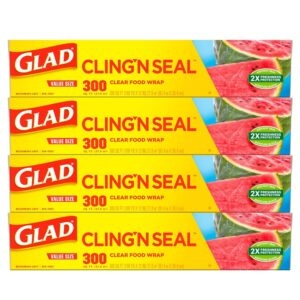 4-Pack Glad Cling N Seal Plastic Food Wrap – Price Drop – $12.74 (was $16.99)