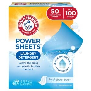 Arm and Hammer Power Sheets Laundry Detergent – Price Drop – $10 (was $14.98)