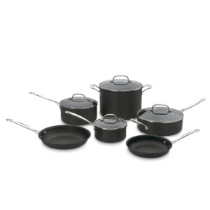 Cuisinart Chef’s Classic 10-Piece Nonstick-Hard-Anodized Cookware Set – Price Drop – $99.55 (was $164)