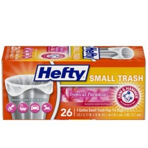 Hefty Flap Tie Trash Bags/Garbage Bags – $3.82 – Clip Coupon – (was 5.46)