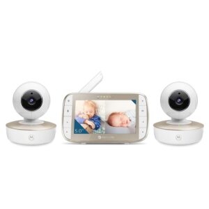 Motorola VM50G HD Wireless 2-Camera and 5″ Screen 1000ft Range Video Baby Monitor – Price Drop – $59.99 (was $112.17)