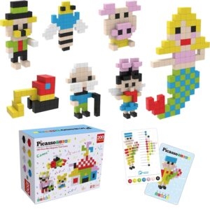 PicassoTiles 200-pc 0.5” Pixel Magnetic Puzzle Cubes – $41.24 – Clip Coupon – (was $54.99)