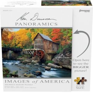 Pressman Images of America Puzzles – Glade Creek Grist Mill – Price Drop – $4.44 (was $9.99)