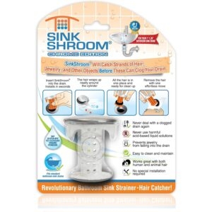 SinkShroom Revolutionary Bathroom Sink Drain Protector – Lightning Deal – $8.49 (was $10.99)