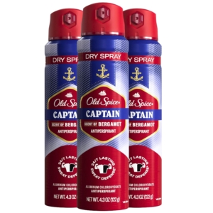 3-Pack Old Spice Men’s Antiperspirant and Deodorant Invisible Dry Spray – Price Drop – $13.47 (was $20.97)