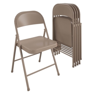 4-Pack COSCO SmartFold All-Steel Folding Chair – Price Drop – $56.94 (was $68.99)