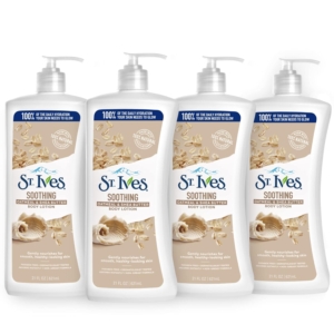 4-Pack St. Ives Soothing Hand and Body Lotion Moisturizer – Price Drop – $13.44 (was $24.62)