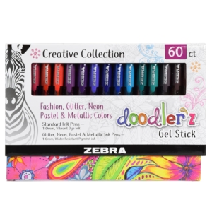 60-Count Zebra Doodler’z Gel Stick Pens – Price Drop – $9.99 (was $16.73)