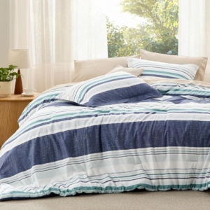 Bedsure Striped Comforter Set – Lightning Deal + Clip Coupon – $19.99 (was $39.99)