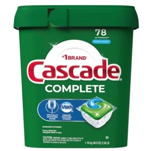 Cascade Complete Dishwasher Pods – $13.94 – Clip Coupon – (was $18.10)