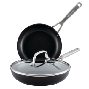 KitchenAid Hard Anodized Induction Nonstick Frying Pans/Skillet Set – Lightning Deal – $48.99 (was $69.99)