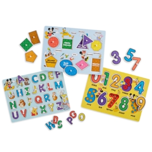 Melissa and Doug Disney Wooden Peg Puzzles Set – Price Drop – $13.59 (was $17.89)