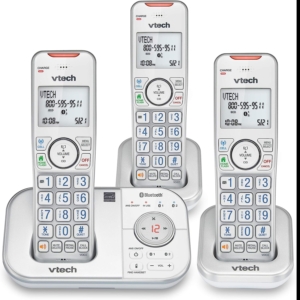 Vtech VS112-37 DECT 6.0 Bluetooth 3-Handset Cordless Phone – Price Drop – $51.63 (was $87.95)