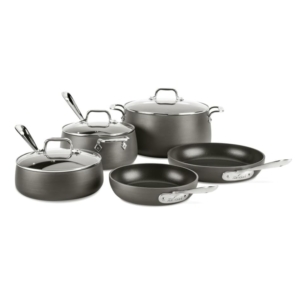 All-Clad HA1 Hard Anodized Nonstick Cookware Set – Price Drop – $251.99 (was $359.99)